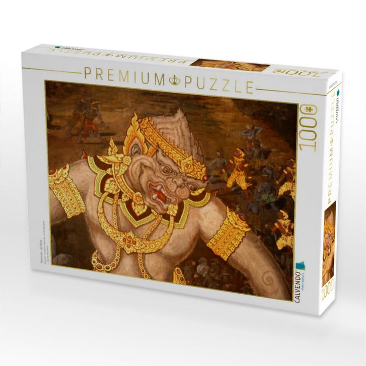 Produktbild: CALVENDO Puzzle Hanuman - als Riese | 1000 Teile Lege-Gr&ouml;&szlig;e 64x48cm Foto-Puzzle f&uuml;r gl&uuml;ckliche Stunden
