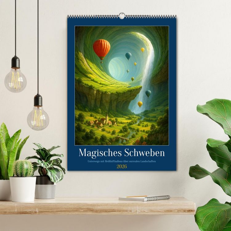 Produktbild: Magisches Schweben (Wandkalender 2026 DIN A2 hoch), CALVENDO Monatskalender