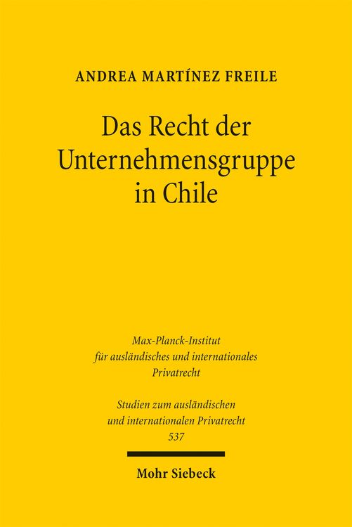 Produktbild: Das Recht der Unternehmensgruppe in Chile