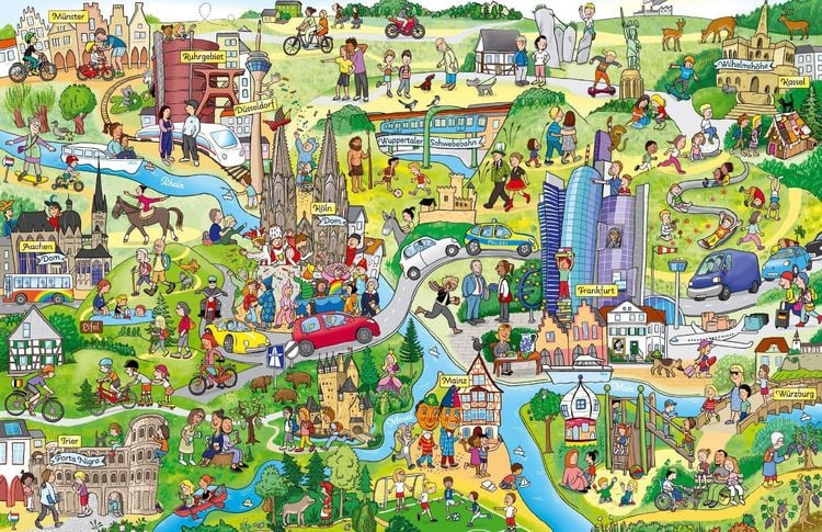 Produktbild: Deutschland Wimmelbuch