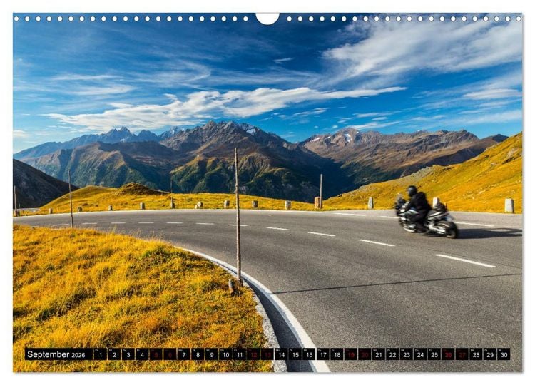 Produktbild: Am Gro&szlig;glockner. Berge, Stra&szlig;e, Natur (Wandkalender 2026 DIN A3 quer), CALVENDO Monatskalender