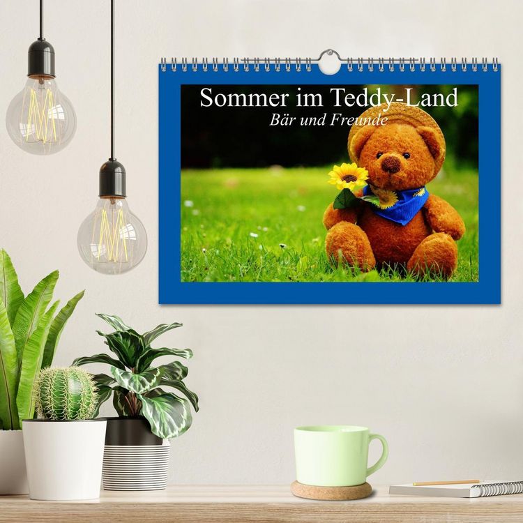 Produktbild: Sommer im Teddy-Land. B&auml;r und Freunde (Wandkalender 2026 DIN A4 quer), CALVENDO Monatskalender