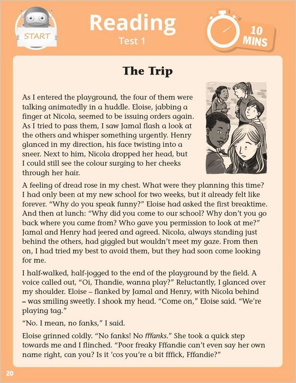 Produktbild: Grammar, Reading & Maths 10-Minute Tests Ages 8-9