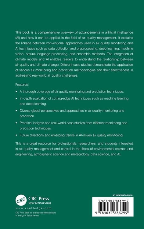 Produktbild: Artificial Intelligence for Air Quality Monitoring and Prediction
