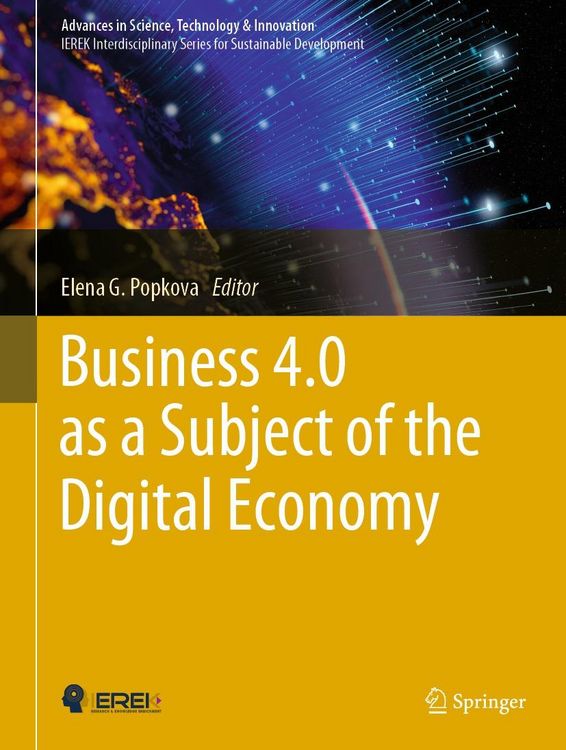 Produktbild: Business 4.0 as a Subject of the Digital Economy