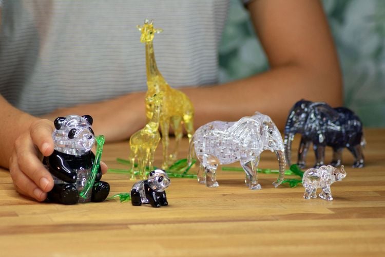 Produktbild: Crystal Puzzle - Pandapaar - 51 Teile