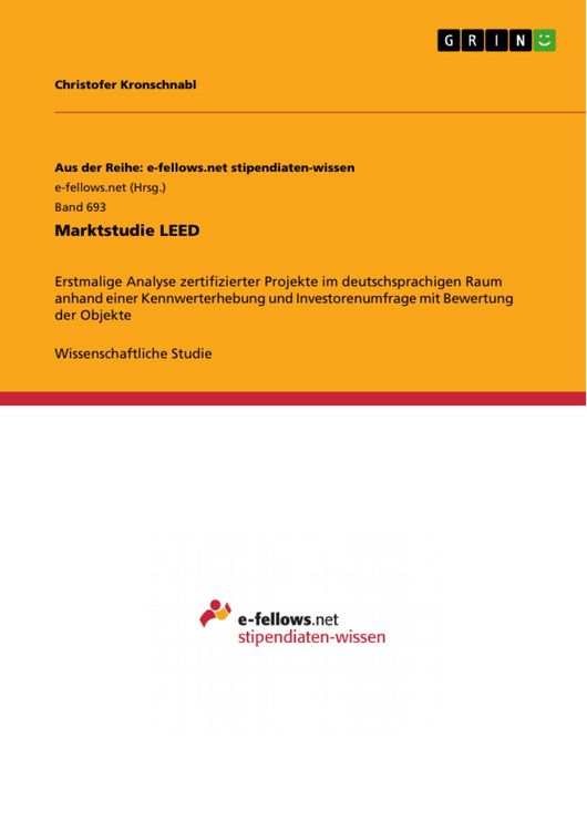 Produktbild: Marktstudie LEED