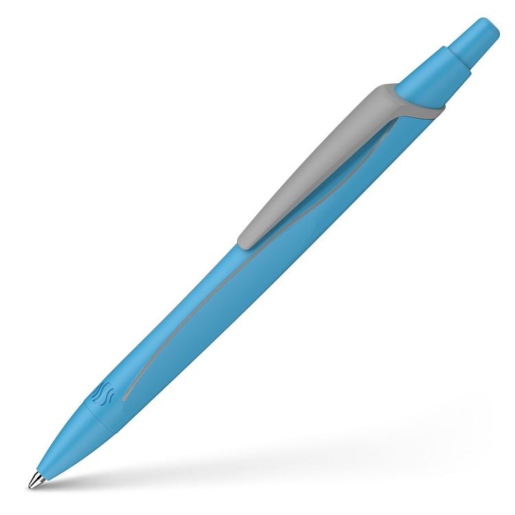 Produktbild: Schneider Kugelschreiber Reco neon blau, Mine Eco 725 M blau