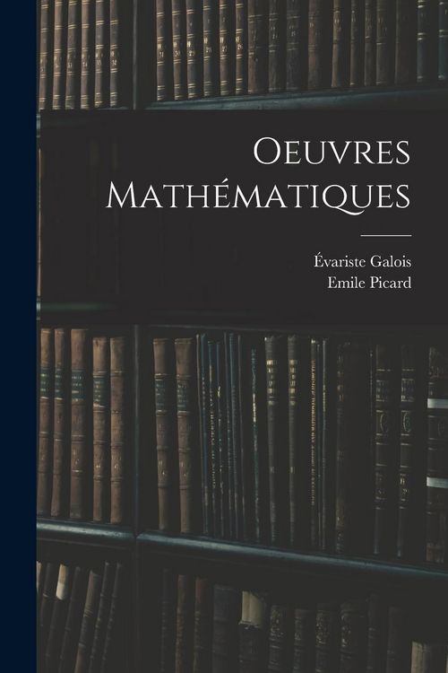 Produktbild: Oeuvres Math&eacute;matiques