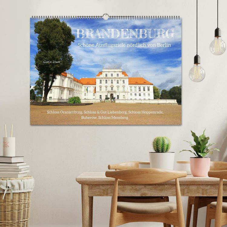 Produktbild: Brandenburg - Sch&ouml;ne Ausflugsziele n&ouml;rdlich von Berlin (Wandkalender 2026 DIN A2 quer), CALVENDO Monatskalender