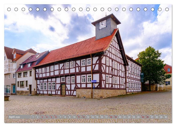 Produktbild: Ein Blick auf Leinefelde-Worbis (Tischkalender 2026 DIN A5 quer), CALVENDO Monatskalender