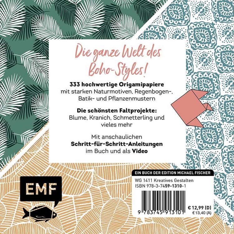 Produktbild: 333 Origami &ndash; Boho Nature-Style