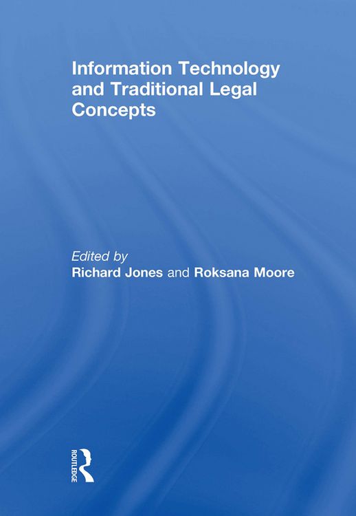 Produktbild: Information Technology and Traditional Legal Concepts