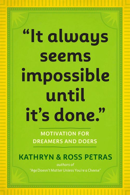 Produktbild: "It Always Seems Impossible Until It's Done."