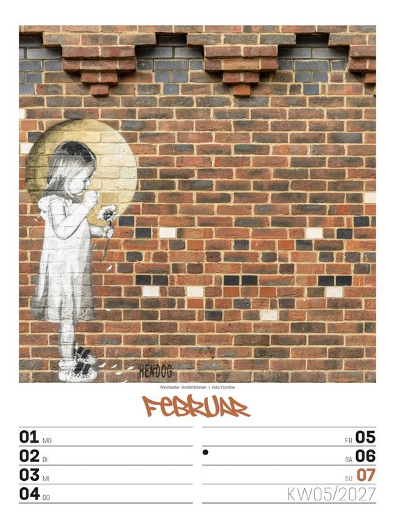 Produktbild: Street Art Wochenplaner Kalender 2027