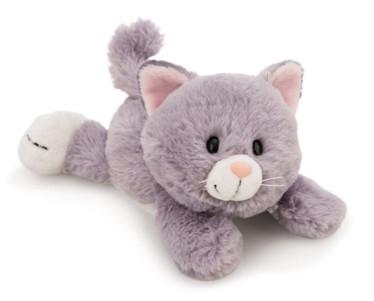 Produktbild: NICI - Kuscheltier Katze grau 20cm liegend GREEN