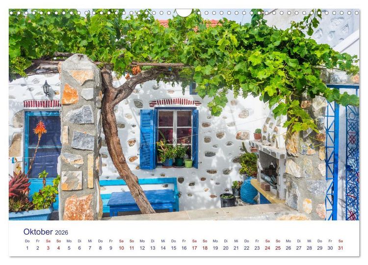 Produktbild: Astypalaia (Wandkalender 2026 DIN A3 quer), CALVENDO Monatskalender