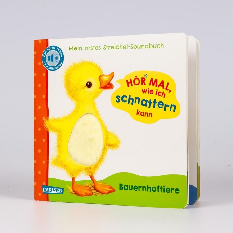 Produktbild: H&ouml;r mal, wie ich schnattern kann (Mein erstes Streichel-Soundbuch 1)