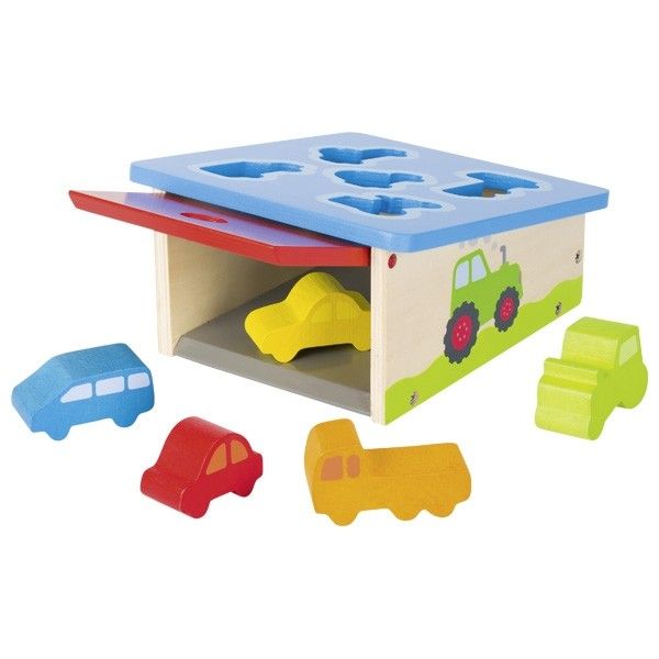 Produktbild: goki Sort Box Fahrzeuge, Steckspiel