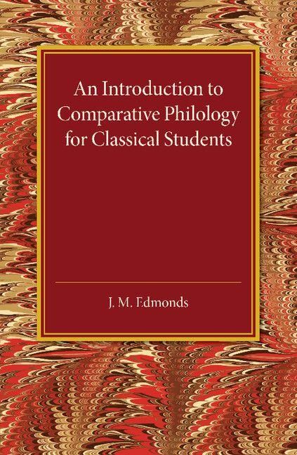 Produktbild: An Introduction to Comparative Philology for Classical Students