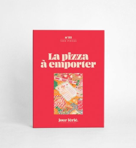Produktbild: La pizza &agrave; emporter : puzzle 1000 pi&egrave;ces
