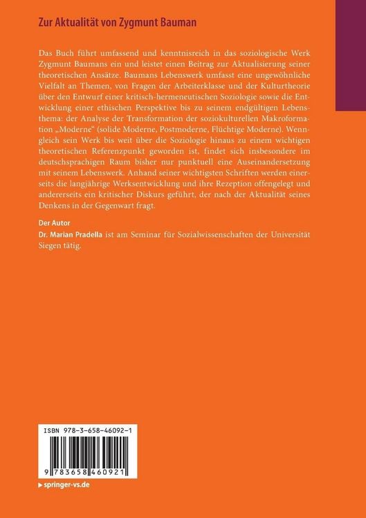 Produktbild: Zur Aktualität von Zygmunt Bauman