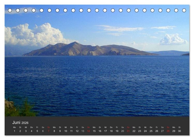 Produktbild: Magisches Kroatien (Tischkalender 2026 DIN A5 quer), CALVENDO Monatskalender