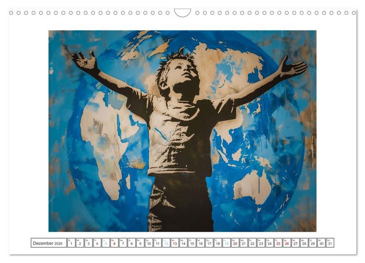 Produktbild: Die Sprache des Friedens (Wandkalender 2026 DIN A3 quer), CALVENDO Monatskalender