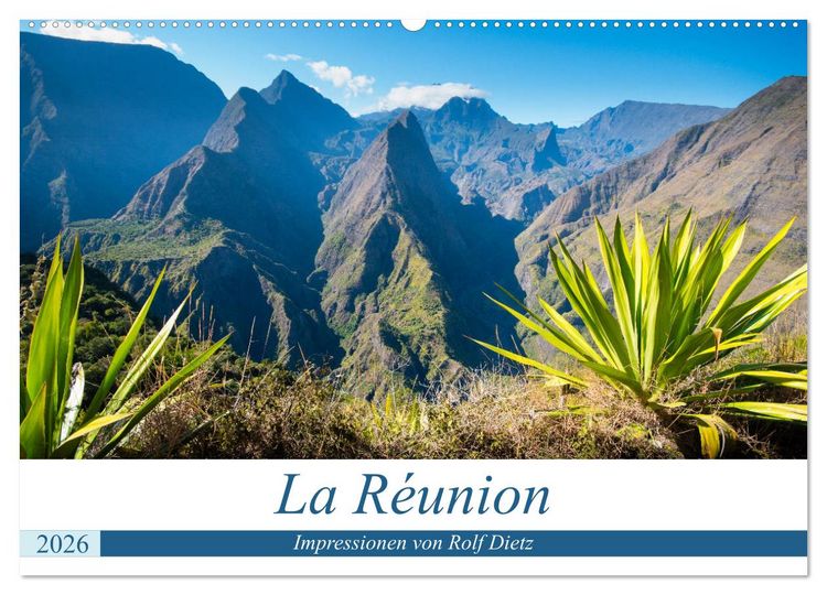 Produktbild: La R&eacute;union - Impressionen von Rolf Dietz (Wandkalender 2026 DIN A2 quer), CALVENDO Monatskalender
