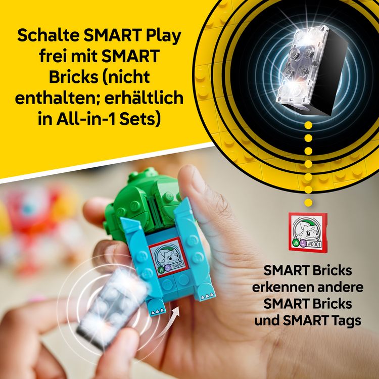 Produktbild: LEGO Pok&eacute;mon SMART Play: Beerenfete mit Bisasam und Bidiza kompatibles Set 72155