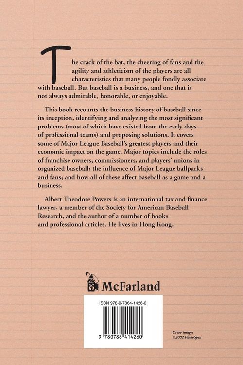 Produktbild: The Business of Baseball