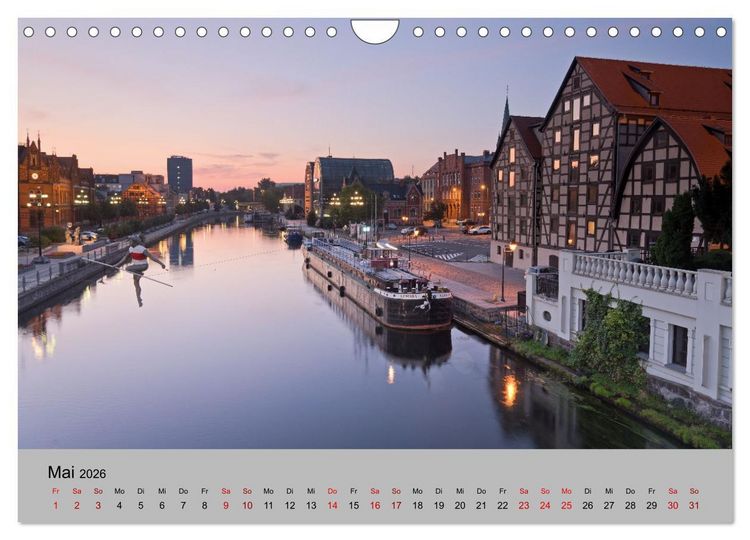 Produktbild: Polen - St&auml;dte, Landschaften, Schl&ouml;sser (Wandkalender 2026 DIN A4 quer), CALVENDO Monatskalender