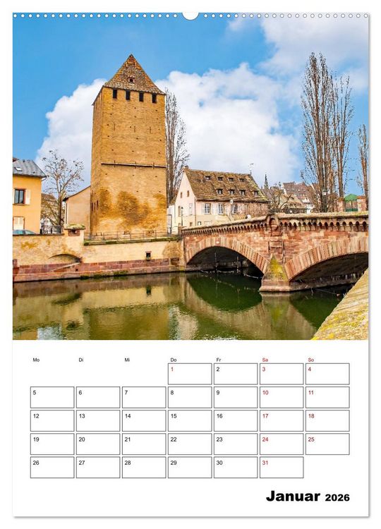 Produktbild: Elsass - Impressionen (Wandkalender 2026 DIN A2 hoch), CALVENDO Monatskalender