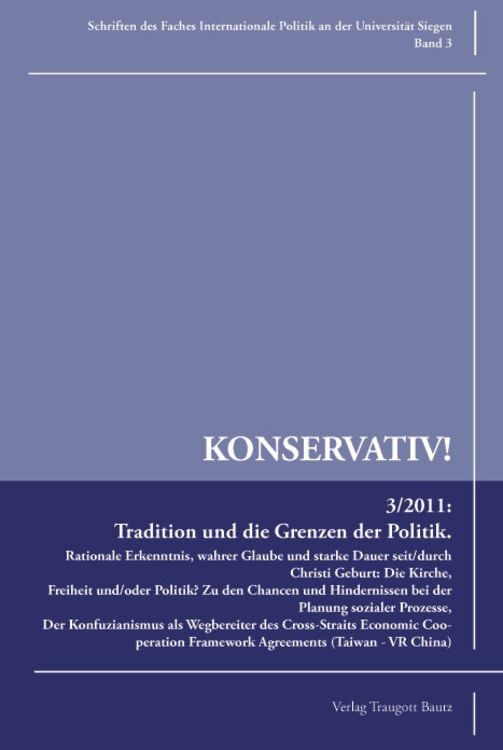 Produktbild: Tradition und die Grenzen der Politik