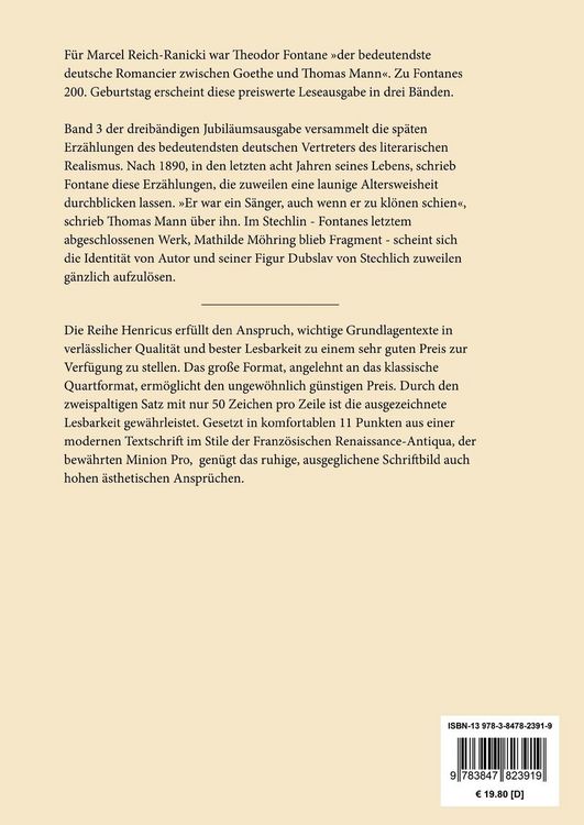 Produktbild: Sp&auml;te Erz&auml;hlungen