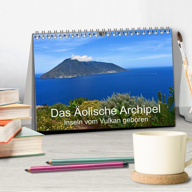 Produktbild: Das &Auml;olische Archipel - Inseln vom Vulkan geboren (Tischkalender 2026 DIN A5 quer), CALVENDO Monatskalender