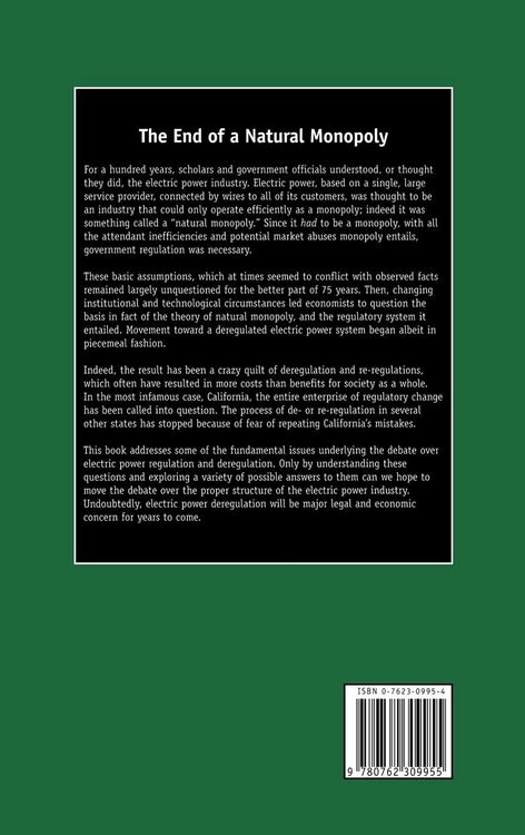 Produktbild: The End of a Natural Monopoly