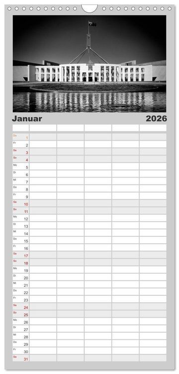 Produktbild: Familienplaner 2026 - AUSTRALIEN Impressionen von Sydney bis Adelaide mit 5 Spalten (Wandkalender, 21 x 45 cm) CALVENDO