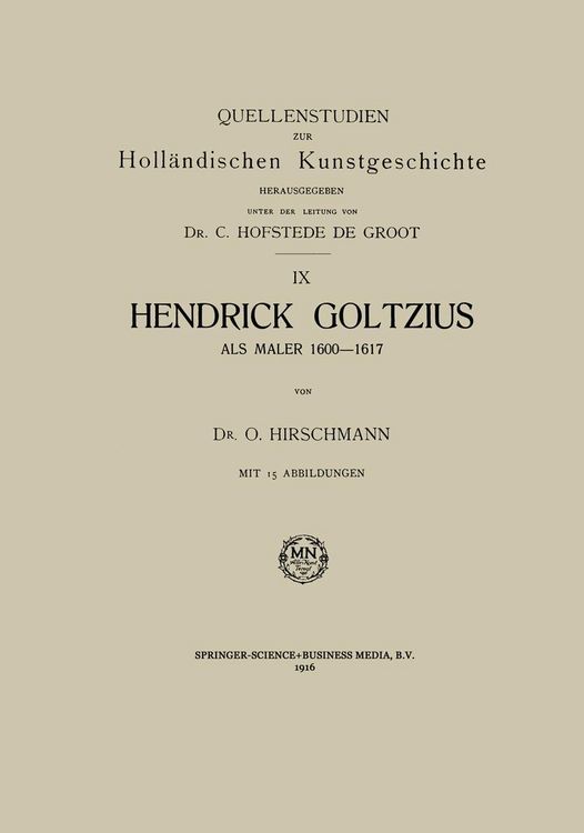 Produktbild: Hendrick Goltzius als Maler, 1600-1617
