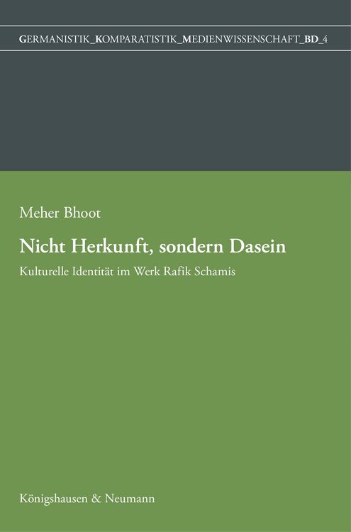 Produktbild: Nicht Herkunft, sondern Dasein