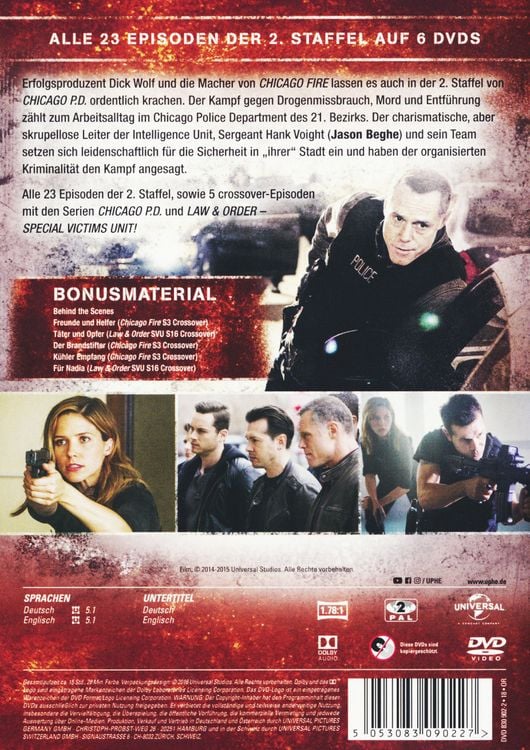 Produktbild: Chicago P.D. - Season 2 [6 DVDs]