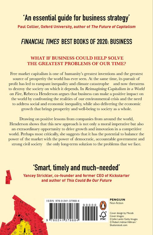 Produktbild: Reimagining Capitalism in a World on Fire