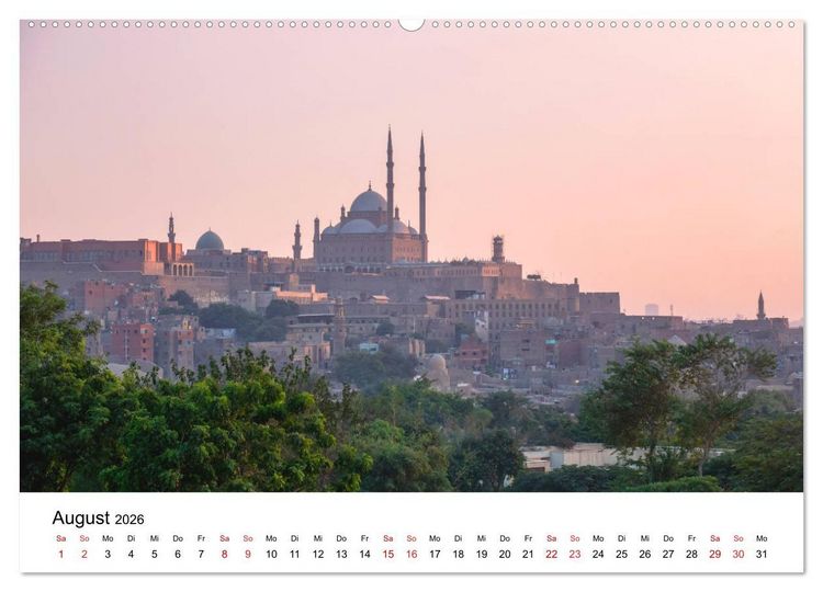 Produktbild: Kairo ganz nah (Wandkalender 2026 DIN A2 quer), CALVENDO Monatskalender