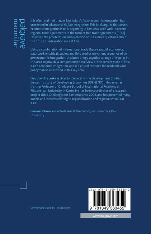 Produktbild: East Asia's Economic Integration