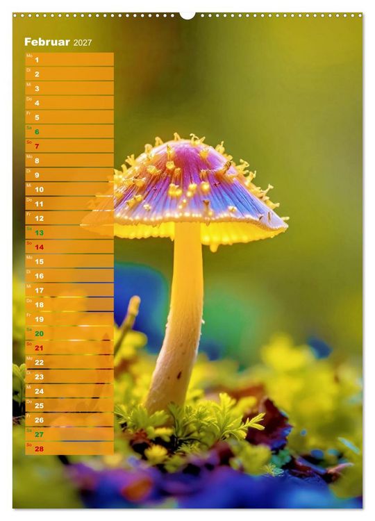 Produktbild: Bunte Farben der Natur (hochwertiger Premium Wandkalender 2027 DIN A2 hoch), Kunstdruck in Hochglanz