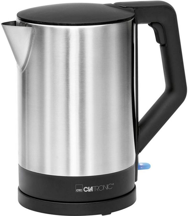 Produktbild: Clatronic WKS 3692schwarz Wasserkocher Edelstahl, Schwarz Fassungsverm&ouml;gen: 1.5l