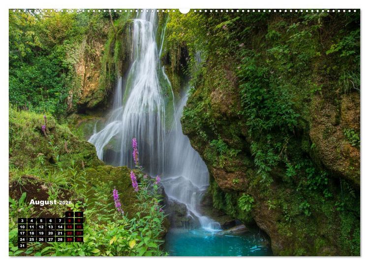 Produktbild: Naturwunder Plitvicer Seen (Wandkalender 2026 DIN A2 quer), CALVENDO Monatskalender