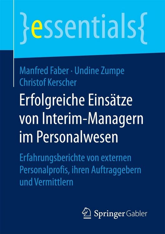 Produktbild: Erfolgreiche Eins&auml;tze von Interim-Managern im Personalwesen