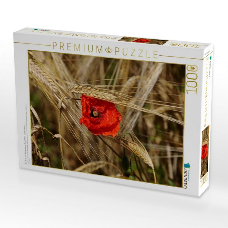 Produktbild: CALVENDO Puzzle Ein Motiv aus dem Kalender Roter Mohn, bunte Wiesen | 1000 Teile Lege-Gr&ouml;&szlig;e 64x48cm Foto-Puzzle f&uuml;r gl&uuml;ckliche Stunden