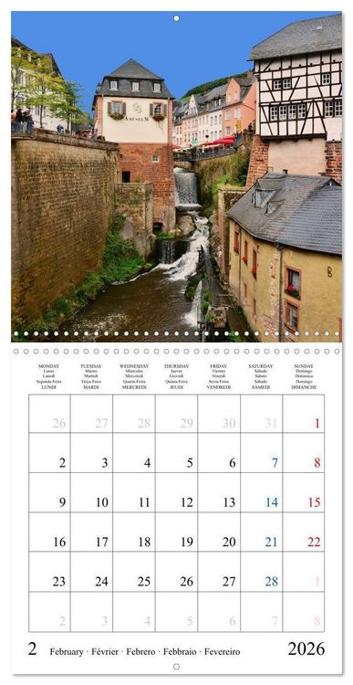 Produktbild: Worth a Visit - Romantic Cities in Germany (Wall Calendar 2026 12 &times; 12 Inch) CALVENDO 12 Month Wall Calendar